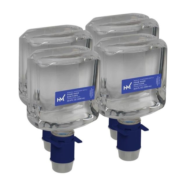 Highmark Antibacterial Foam Hand Sanitizer Refill For Manual Dispensers, Unscented, 33.9 Oz, Case Of 4 Bottles MPN:50735854753547