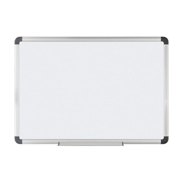 Realspace Magnetic Dry-Erase Whiteboard, 36in x 48in, Silver Frame (Min Order Qty 2) KK0350