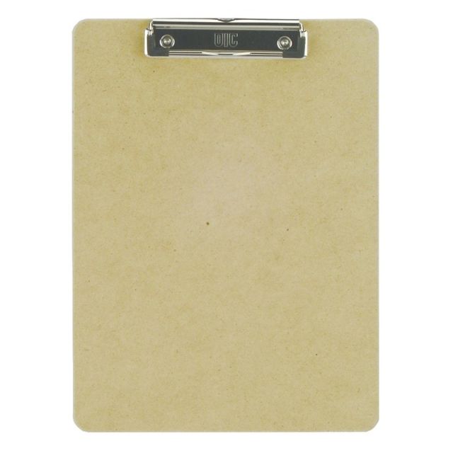 OIC Low-profile Clipboard - 1in Clip Capacity - 9in x 12 1/2in - Low-profile - Hardboard - Brown - 1 Each (Min Order Qty 23) MPN:83219