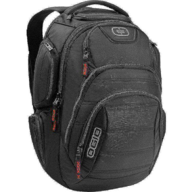 Ogio RENEGADE RSS Carrying Case (Backpack) for 17in Apple iPad Notebook - Black - Ballistic Poly, Poly Body - Foam Interior Material - Handle, Shoulder Strap - 19.5in Height x 14in Width x 8in Depth MPN:111059.03