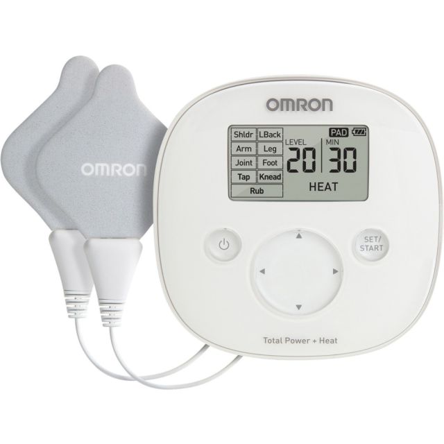 Omron Total Power + Heat TENS Device - Shoulders, Lower Back, Arm, Foot, Leg, Joint PM800