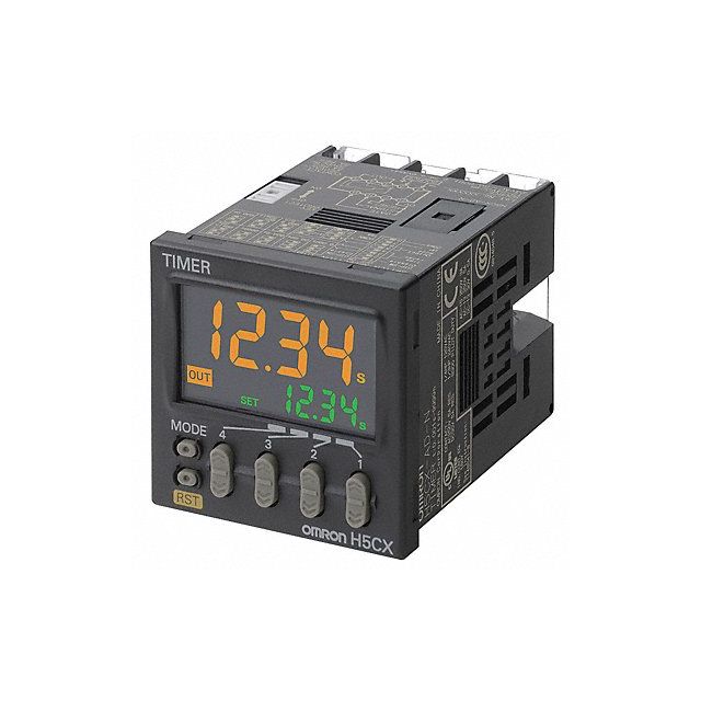 Timer Relay 9999 hr 13 Pin 5A SPDT 120V MPN:H5CX-A-N AC100-240