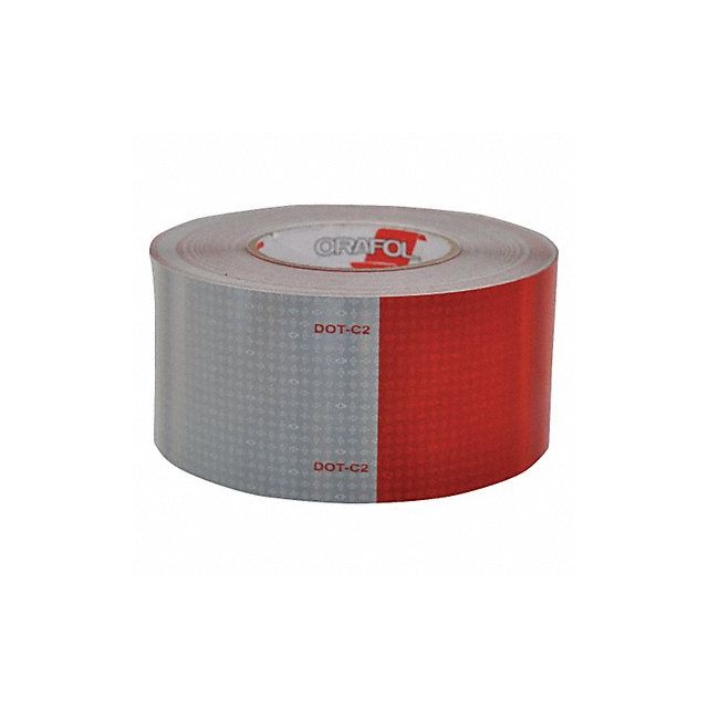 Reflective Tape W 3 In Red/White MPN:18687