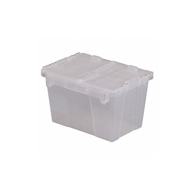 Attached Lid Container Clear Solid HDPE MPN:FP06 Clear