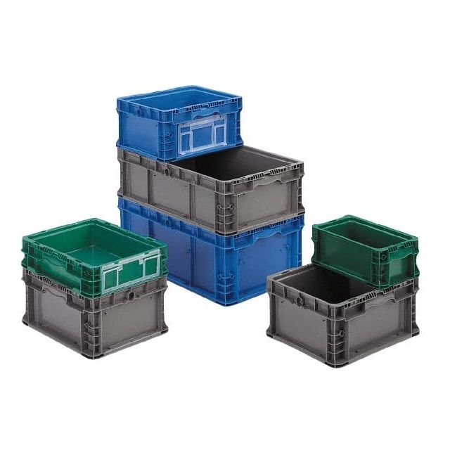 Polyethylene Storage Tote: 40 lb Capacity MPN:NSO1207-5 BLU