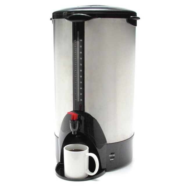 CoffeePro 100-Cup Commercial Coffee Urn, Stainless Steel MPN:CP100
