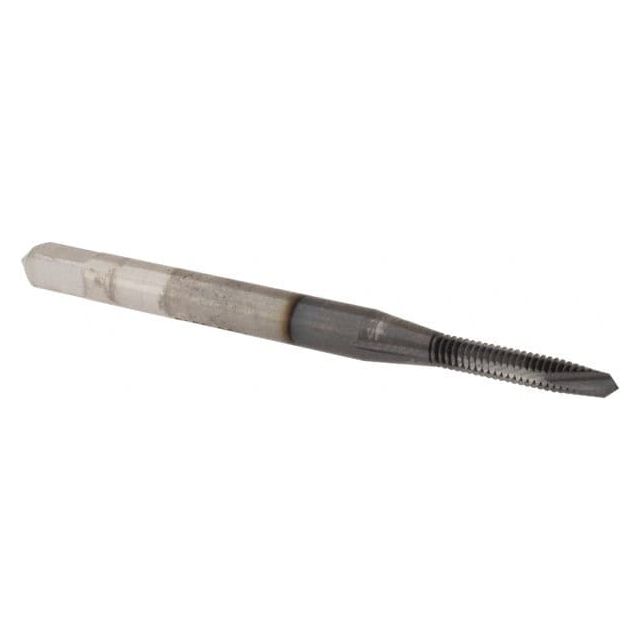 Spiral Point Tap: #2-56 UNC, 2 Flutes, Plug, 2B Class of Fit, High Speed Steel, TiCN Coated MPN:1205608