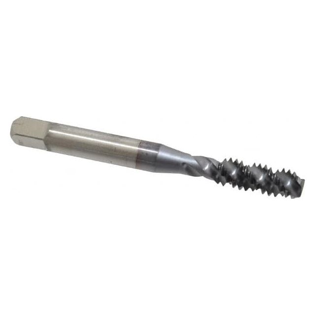Spiral Flute Tap: 1/4-20 UNC, 3 Flutes, Bottoming, 3B Class of Fit, High Speed Steel, TICN Coated MPN:1430108
