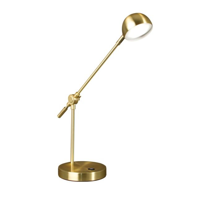 OttLite Direct LED Desk Lamp, 18inH, Brass MPN:CS01BS9-SHPR