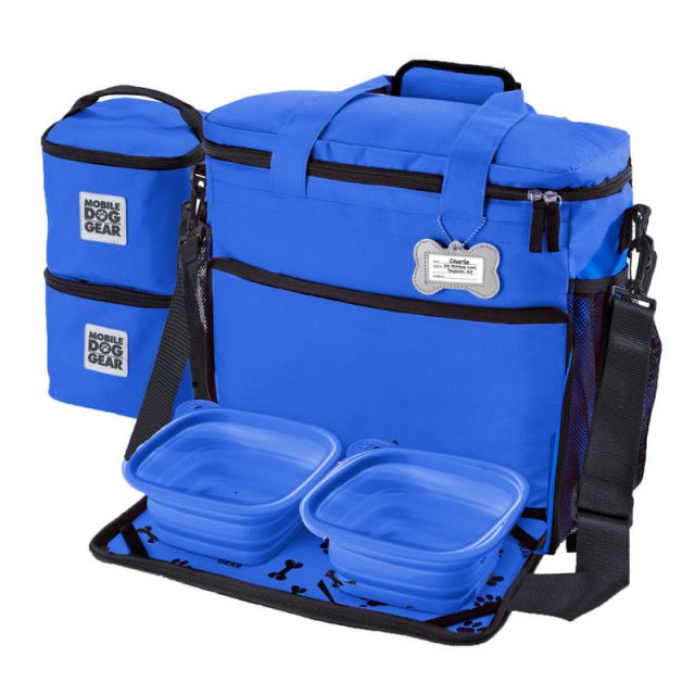 Overland Dog Gear Week Away Bag For Small Dogs, 11inH x 6inW x 12inD, Royal Blue MPN:ODG26