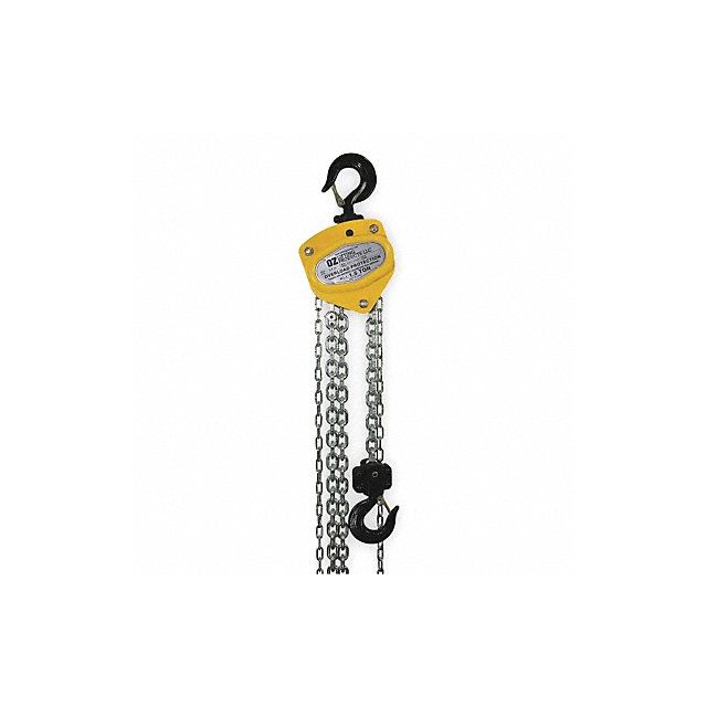Manual Chain Hoist 3000 lb Lift 10 ft. MPN:OZ015-10CHOP