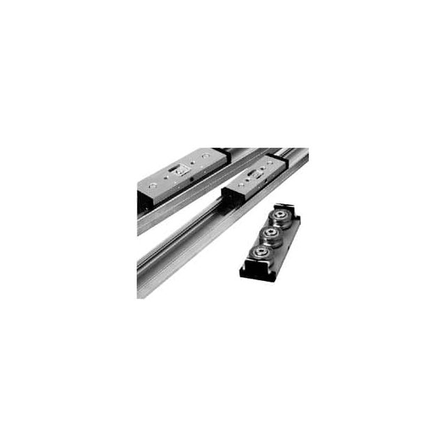 960mm OAL x 45mm Overall Width x 21mm Overall Height Self Lubricated Linear Guide Systems MPN:RR45-960