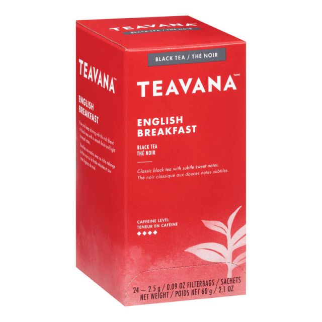 Teavana English Breakfast Black Tea Bags, 0.09 Oz, Box Of 24 (Min Order Qty 7) 12416720