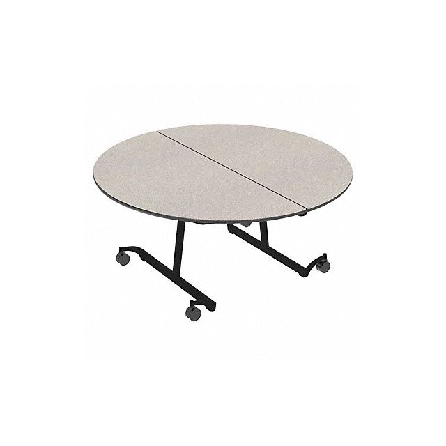 Mobile Shaped Table Gray Glace 8 Seats 22MT132960RD-MT Furniture