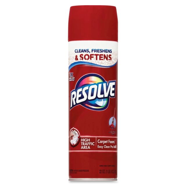 Resolve Foaming Aerosol Carpet Cleaner Spray, 22 Oz Can, Box Of 12 MPN:00706CT