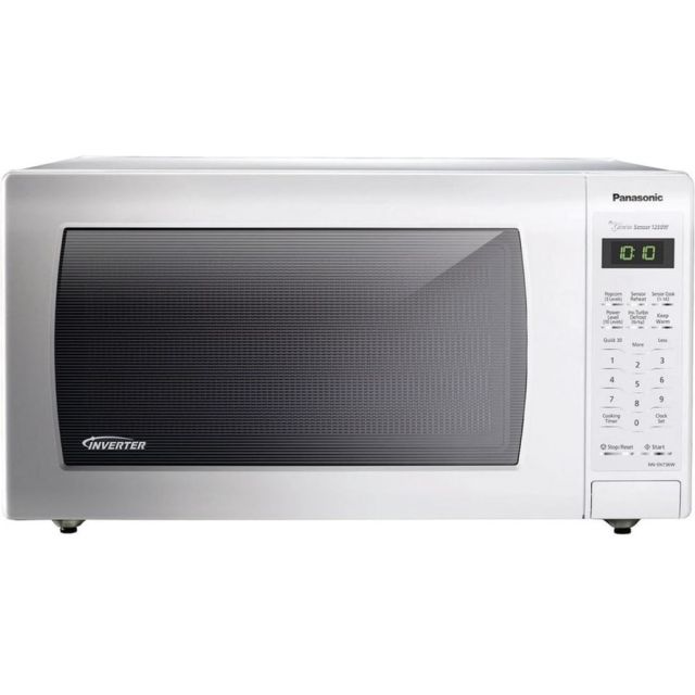 Panasonic NN-SN736W Microwave Oven - Single - 1.6 ft_ Capacity - Microwave - 10 Power Levels - 1250 W Microwave Power - 15in Turntable - 120 V AC - Countertop - White MPN:NN-SN736W