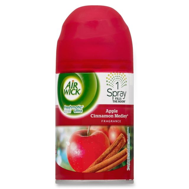 Air Wick Freshmatic Refill Apple/Cinnamon Spray - Spray - 6.17 oz - Apple, Cinnamon - 60 Day - 6 / Carton (Min Order Qty 2) MPN:78283CT