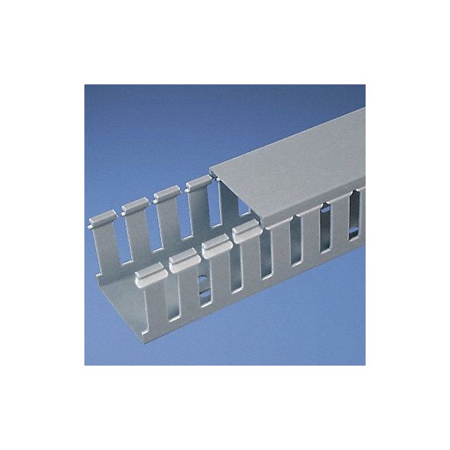 Wiring Duct Wide Slot 6x4 Gray 6ft MPN:G6X4LG6