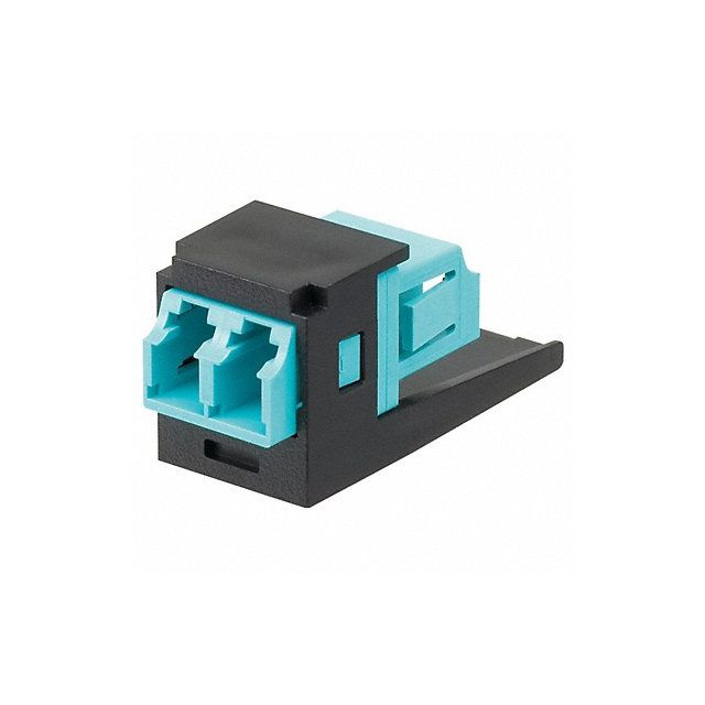 Adapter Multimode Duplex LC Fiber Black MPN:CMDSAQLCZBL