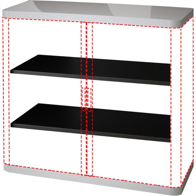 Paperflow USA easyOffice 41in Storage Cabinet, 3 Shelf, 43 5/16in x 16 5/16in, Gray MPN:3.66014E+11