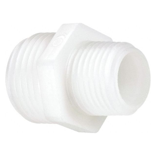 Garden Hose Adapter: Male Hose to Male Pipe, 3/4