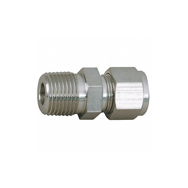 Male Connector 316 SS 1/4 in 7200 PSI MPN:4MSC4K-316