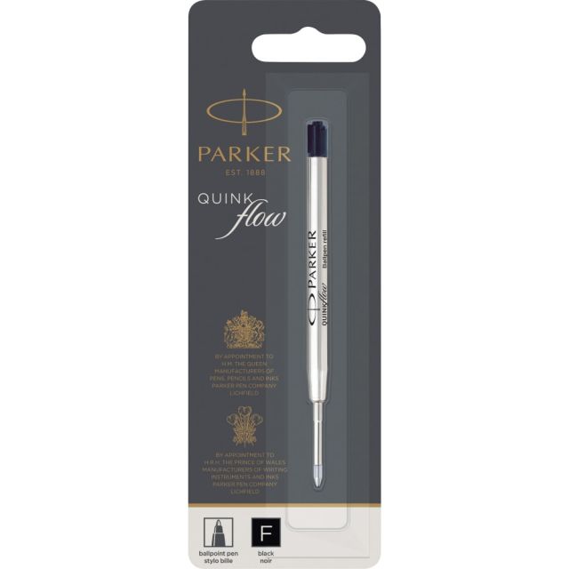 Parker Ballpoint Pen Refill - Fine Point - Black Ink - 1 Each (Min Order Qty 12) MPN:1950367