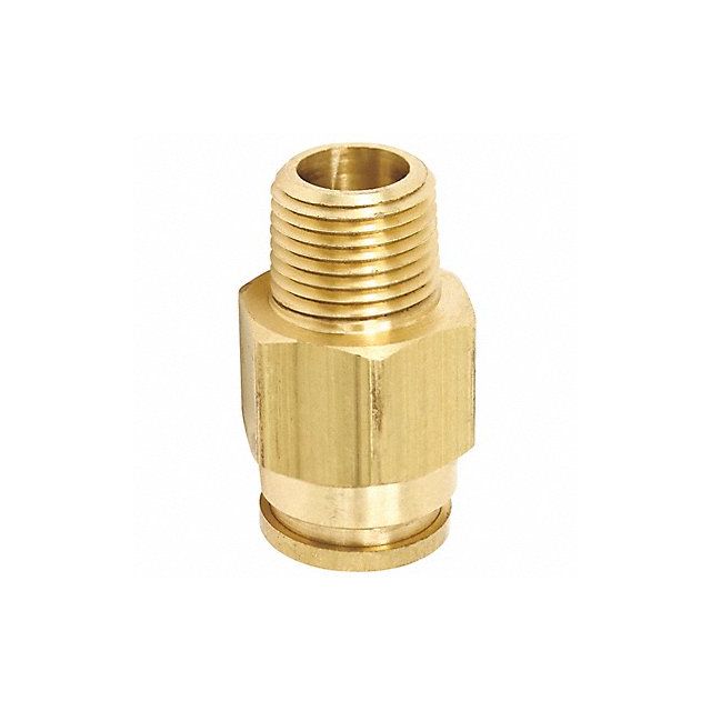 Connector Male Brass 1/4 Tube Size MPN:68PTC-4-4