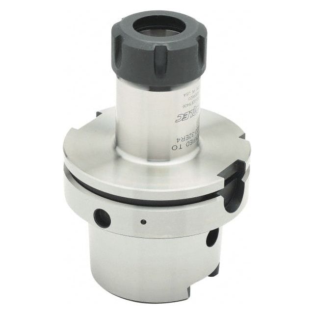Collet Chuck: 3 to 30 mm Capacity, ER Collet, Hollow Taper Shank MPN:H100-40ERF394