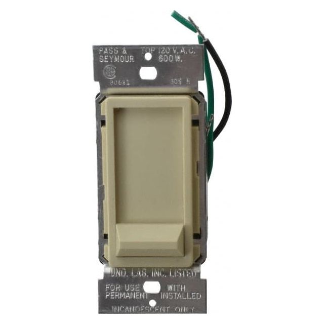 1 Pole, Specification Grade Slide Switch Dimmer Switch MPN:90681I