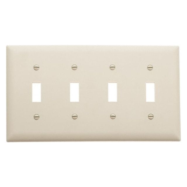 4 Gang, 4-1/2 Inch Long x 8-3/8 Inch Wide, Standard Switch Plate MPN:TP4I