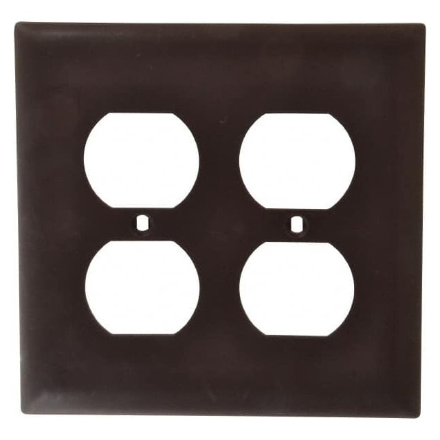 2 Gang, 4-11/16 Inch Long x 2-15/16 Inch Wide, Standard Outlet Wall Plate MPN:TP82
