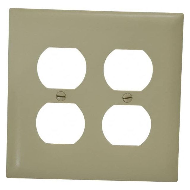 2 Gang, 4-11/16 Inch Long x 2-15/16 Inch Wide, Standard Outlet Wall Plate MPN:TP82I
