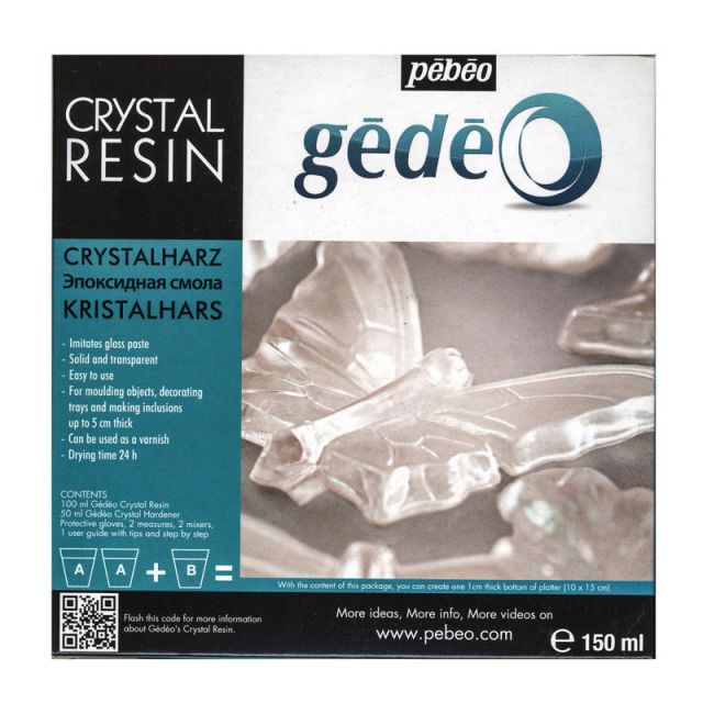 Pebeo Gedeo Crystal Resin, 150 mL (Min Order Qty 3) MPN:766150