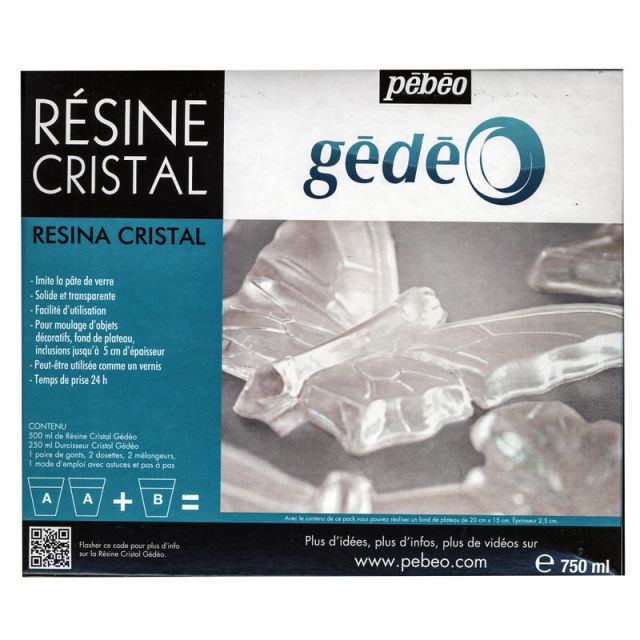 Pebeo Gedeo Crystal Resin, 750 mL MPN:766336