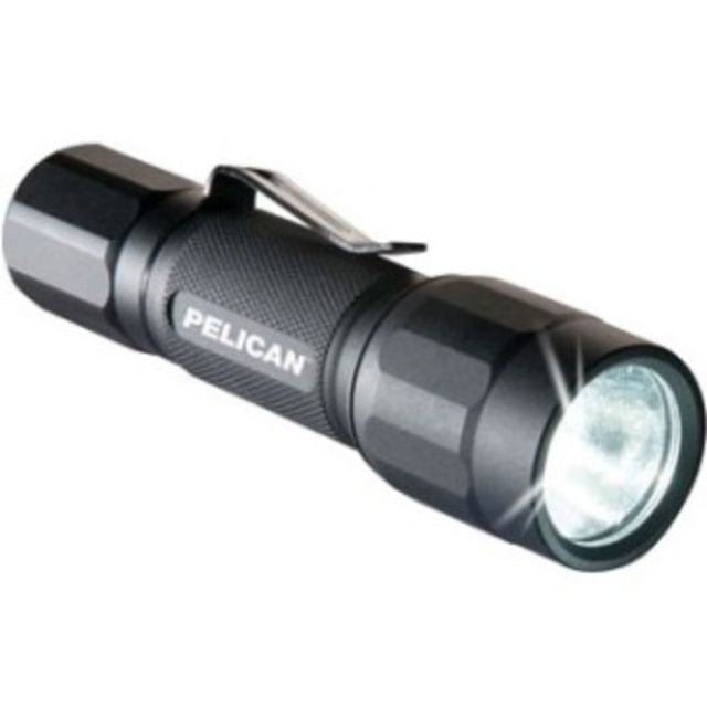 Pelican 2350 LED Flashlight - LED - 100 lm Lumen - 1 x AA - Anodized Aluminum - Black (Min Order Qty 2) MPN:023500-0000-110