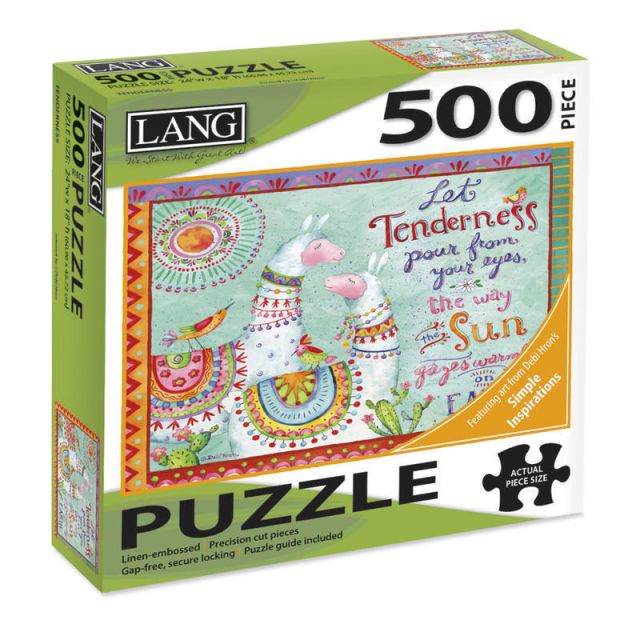 Lang 500-Piece Jigsaw Puzzle, Tenderness (Min Order Qty 4) MPN:5039162