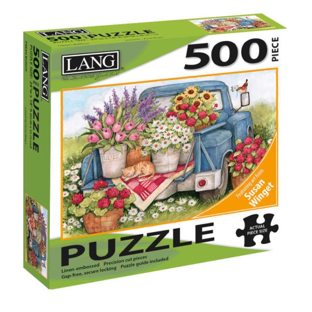 Lang 500-Piece Jigsaw Puzzle, Fresh Bunch (Min Order Qty 4) MPN:5039163