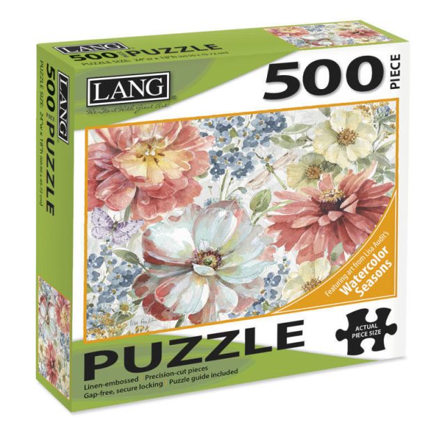 Lang 500-Piece Jigsaw Puzzle, Spring Meadow (Min Order Qty 4) MPN:5039166