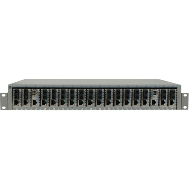 Omnitron Systems miConverter 18-Module AC Powered Chassis MPN:102.01