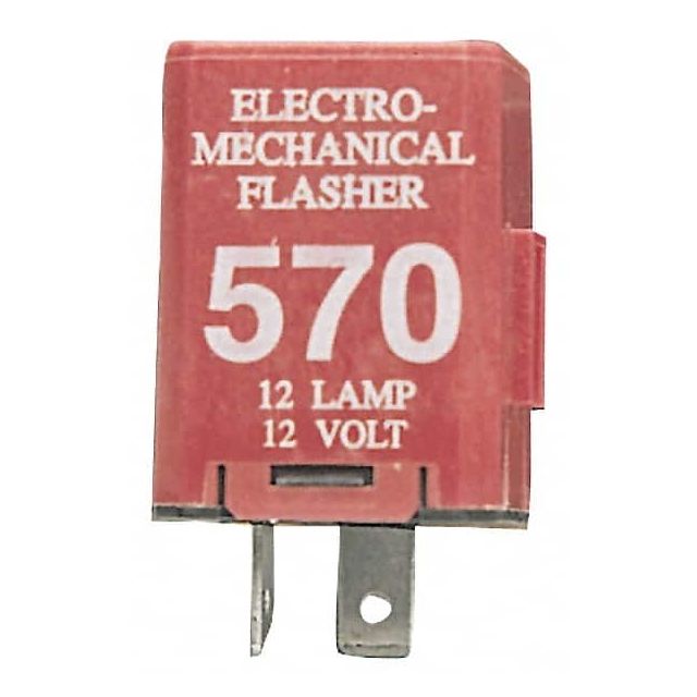 Red Electronic Flasher MPN:V570