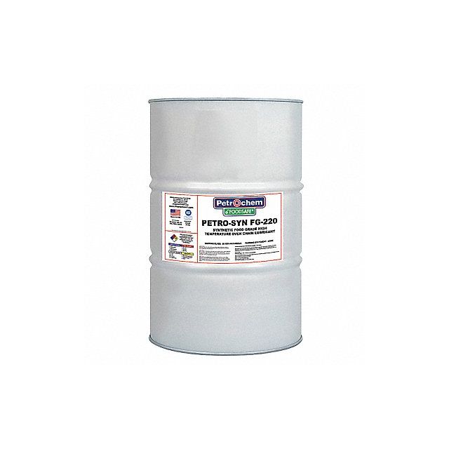 55 gal Drum Oven Chain Lubricant MPN:FOODSAFE PETRO-SYN FG-220-055