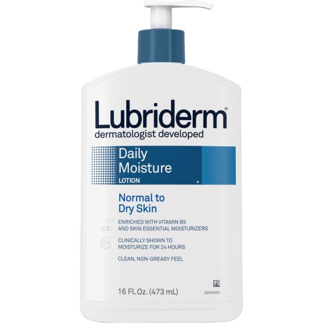 Lubriderm Daily Moisture Lotion - Lotion - 16 fl oz - For Normal, Dry Skin - Moisturising, Non-greasy - 1 Each (Min Order Qty 7) MPN:48305