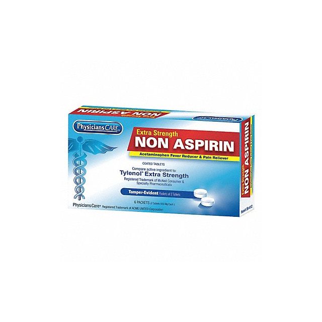 Non-Aspirin Pain Relief Tablet 500mg MPN:20-412