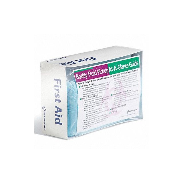 Body Fluid Clean Up Kit Box White MPN:PLS1013