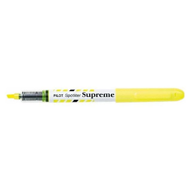 Highlighter Marker: Flouorescent Yellow, Liquid, Chisel Point MPN:PIL16008