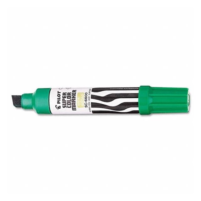 Permanent Marker: Green, Xylene-Free, Broad & Chisel Point MPN:PIL45400