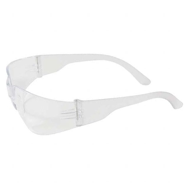 Safety Glass: Anti-Fog & Scratch-Resistant, Polycarbonate, Clear Lenses, Frameless, UV Protection MPN:250-01-0920