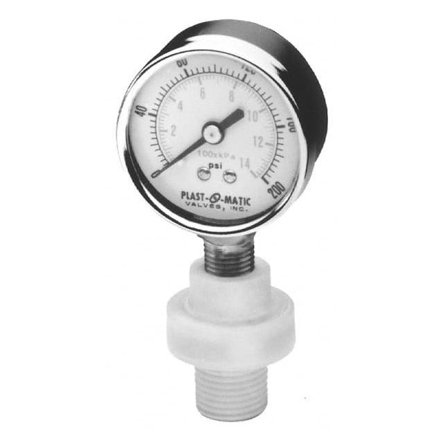 Pressure Gauge Guards & Isolators, Accuracy (%): 4.0 , Material: Polypropylene , Pressure: 200  MPN:GGMEB015-PP
