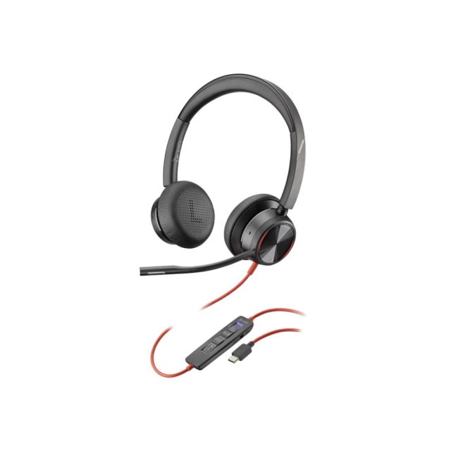 Poly Blackwire 8225-M - Headset - on-ear - wired - active noise canceling - USB-C MPN:214409-01